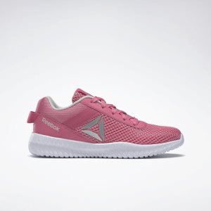 Reebok Flexagon Energy Trainingsschuhe Kinder - Rosa/Silber Metal/Weiß - DE 234-TPB